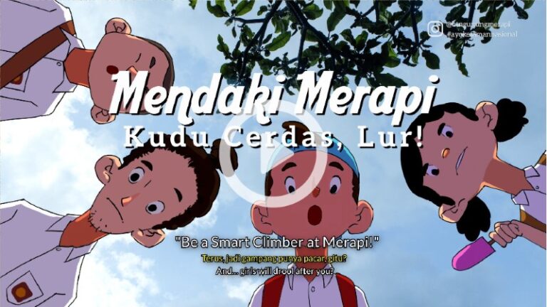 Mendaki Merapi Kudu Cerdas, Lur!