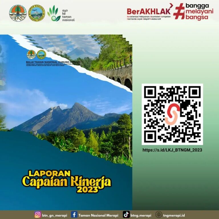 Penyampaian Laporan Capaian Kinerja Balai Taman Nasional Gunung Merapi Tahun 2023